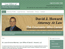 Tablet Screenshot of divorcelawstlmo.com